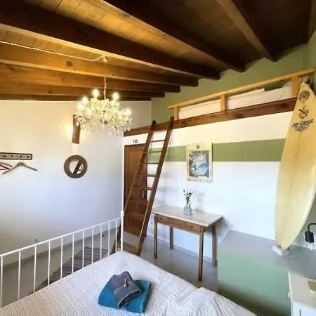 Da Silva Surfcamp- 3 Bettzimmer Mit Fruehstueck Nocleg ze śniadaniem